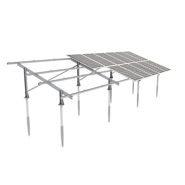 Ground Mount Solar Racking Systems ဆိုလာမြေပြင်တပ်ဆင်ခြင်းစနစ်